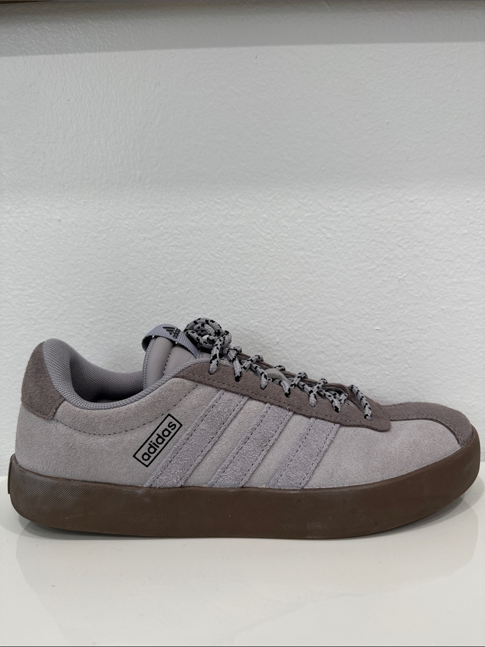 Addidas  Men’s VL Court 3.0 Sneakers in Color: GLOGRY/ GLO